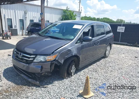 2014 Honda Odyssey Lx from USA, damaged, VIN 5FNRL5H2XEB094964